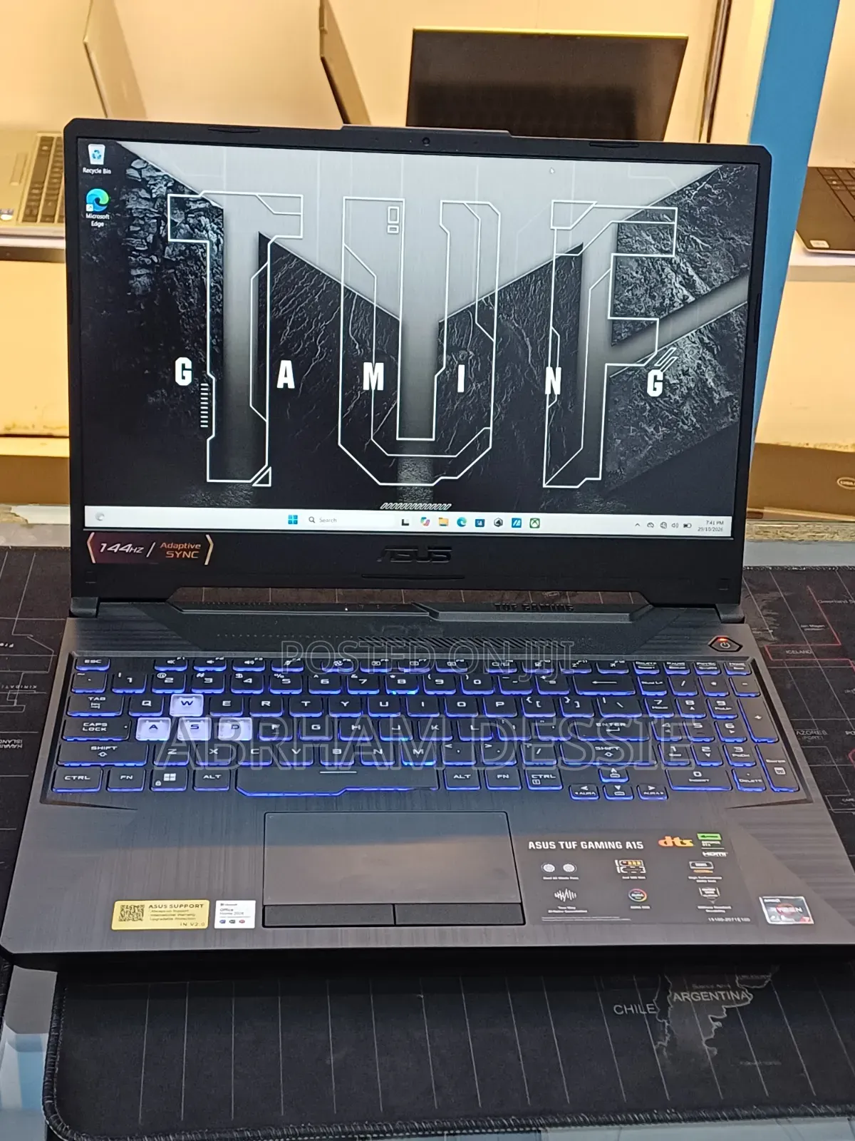 New Laptop Asus TUF Gaming A15 16GB AMD Ryzen 7 SSD 512GB