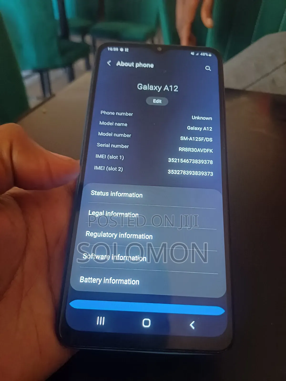 Samsung Galaxy A12 128 GB Blue