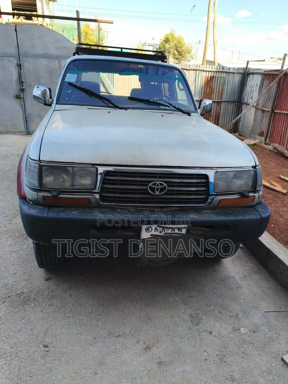 Toyota Land Cruiser 1995 Gray
