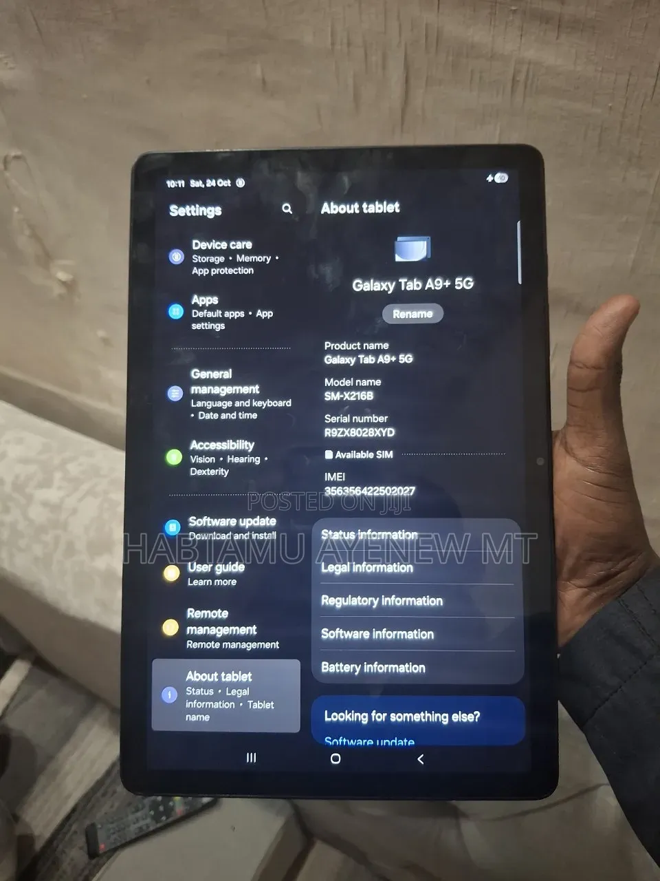 Samsung Galaxy Tab A9+ 128 GB Black