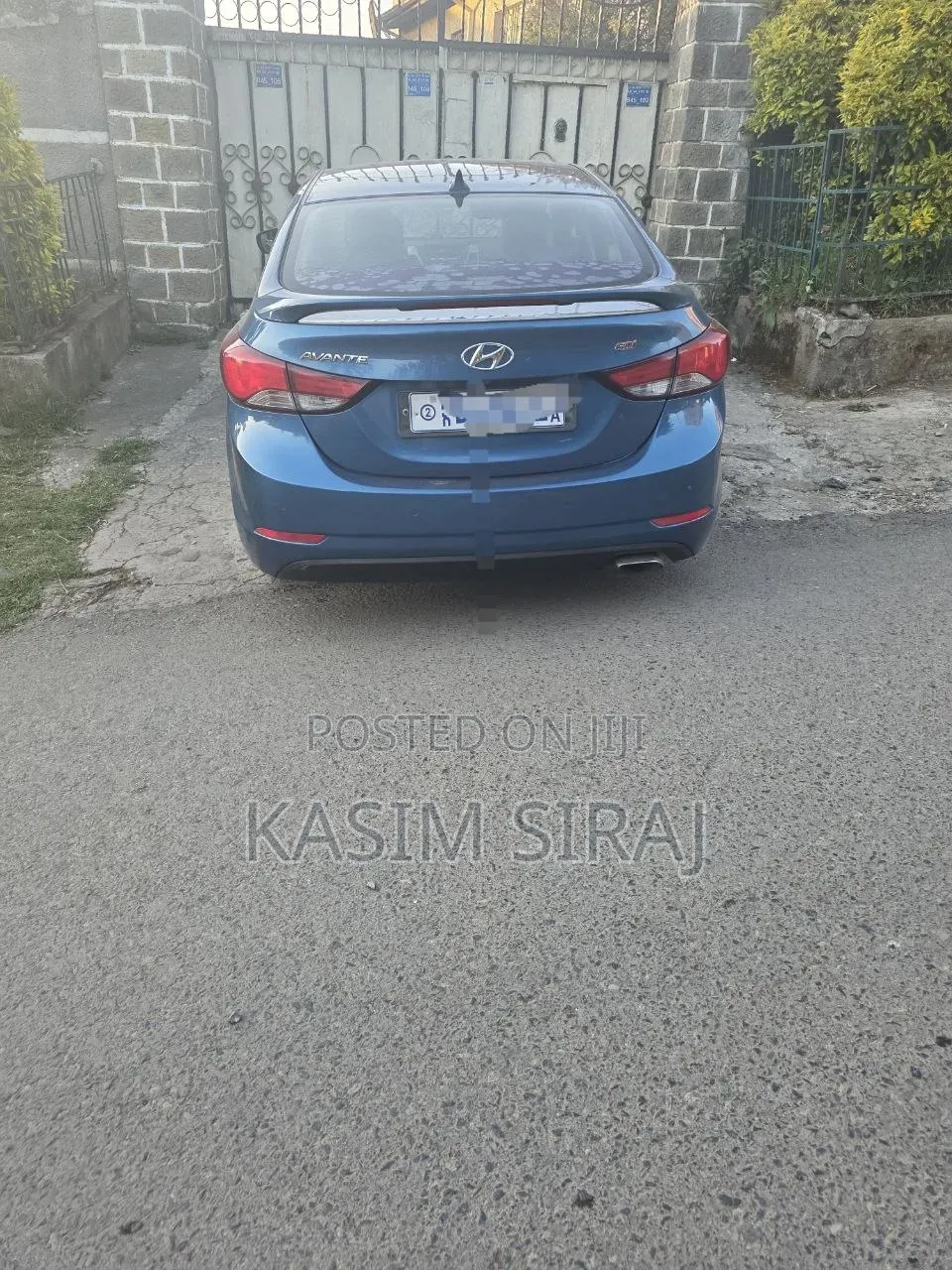 Hyundai Avante 2014 Blue