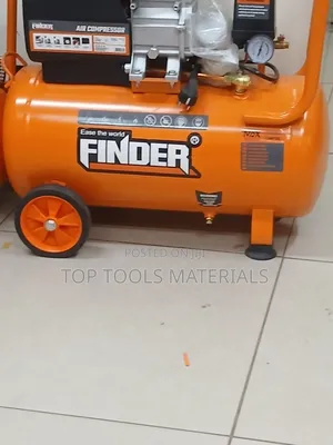 Finder 2.5HP / 50L Air Compressor With a Black Motor and Dual Transpor