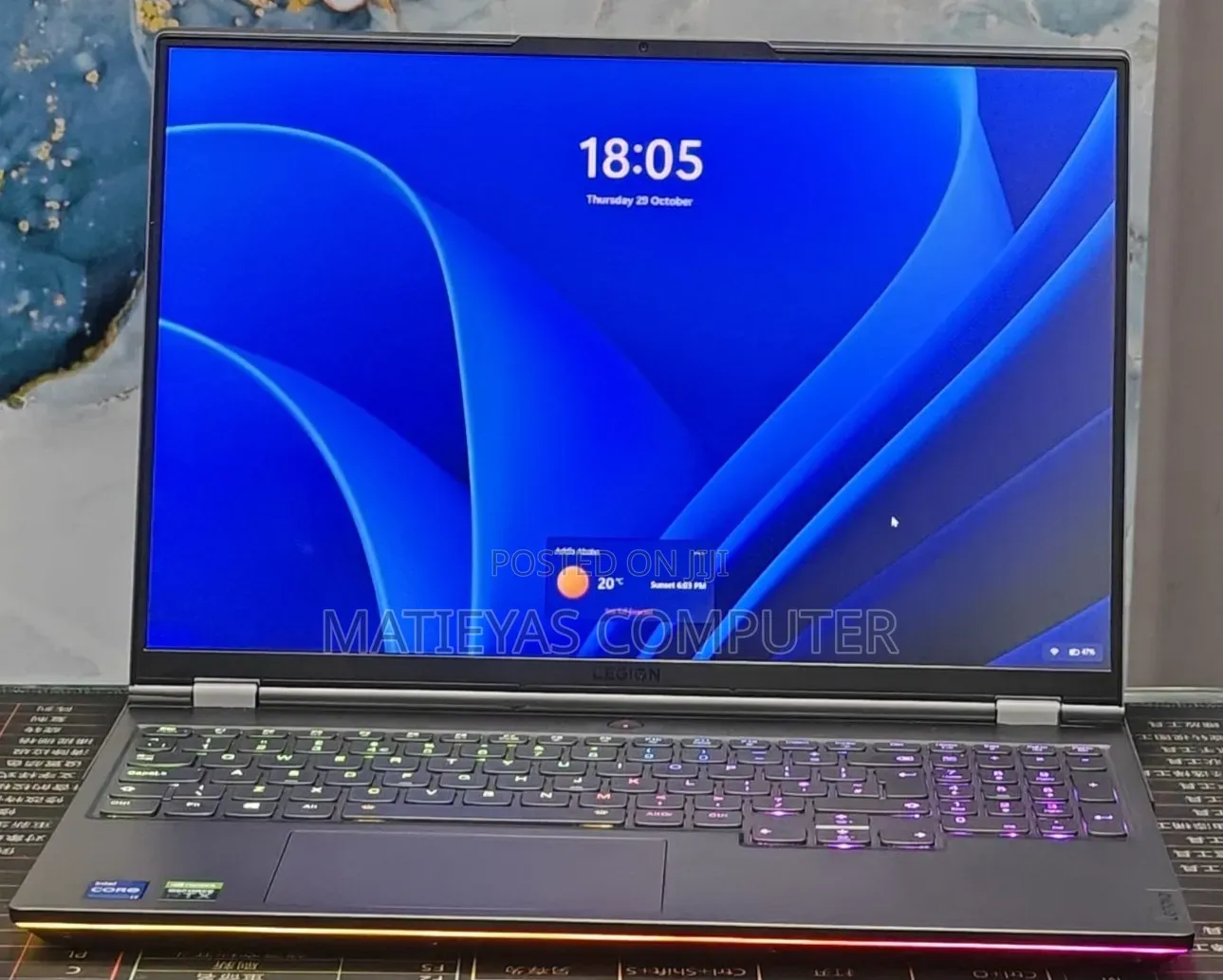 New Laptop Lenovo Legion 7 32GB Intel Core i7 SSD 1T