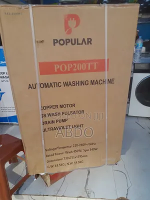 Popular Pop200tt Automatic Washing Mashine Copper Moter 2026 New