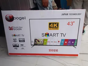 Googel Doubel Gelass Go43N SMART TV 4k Ultra HD TV 2026 Hifi Spaker Nw