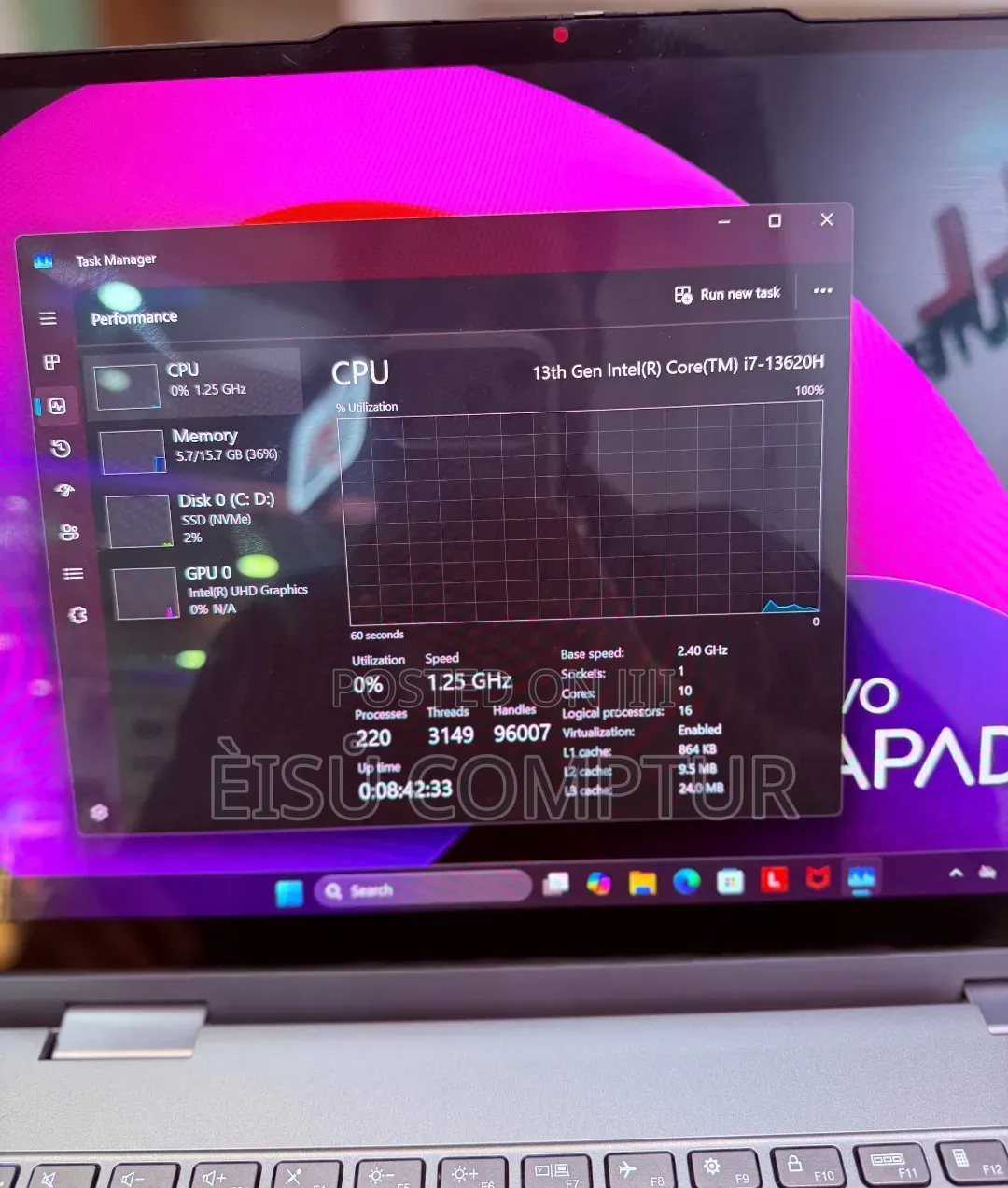 New Laptop Lenovo IdeaPad 5 Slim 13th Gen i7 16GB Intel Core i7 SSD 1T