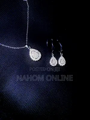 Macy’s Diamond Necklace & Earrings