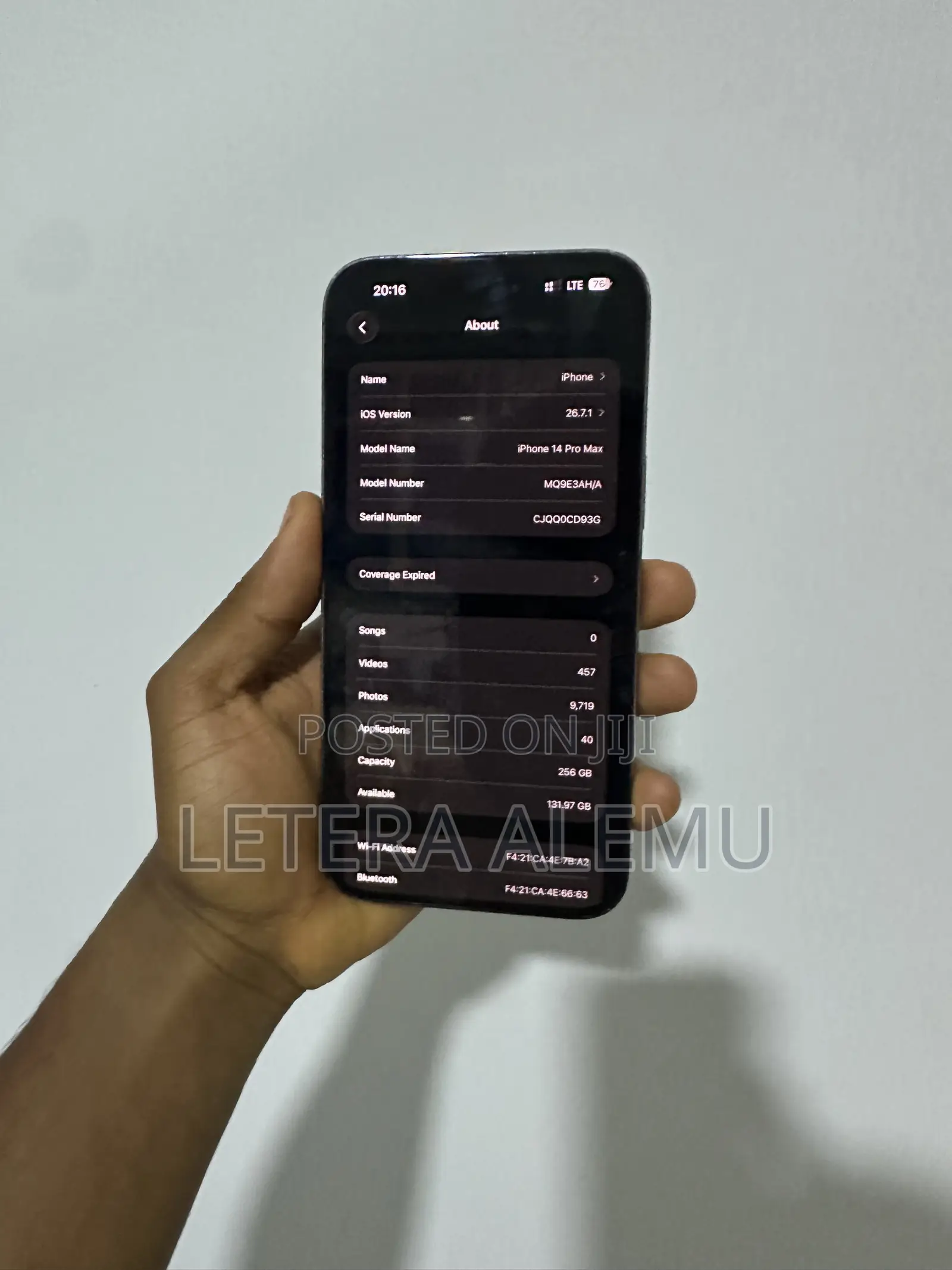New Apple iPhone 14 Pro Max 256 GB Purple