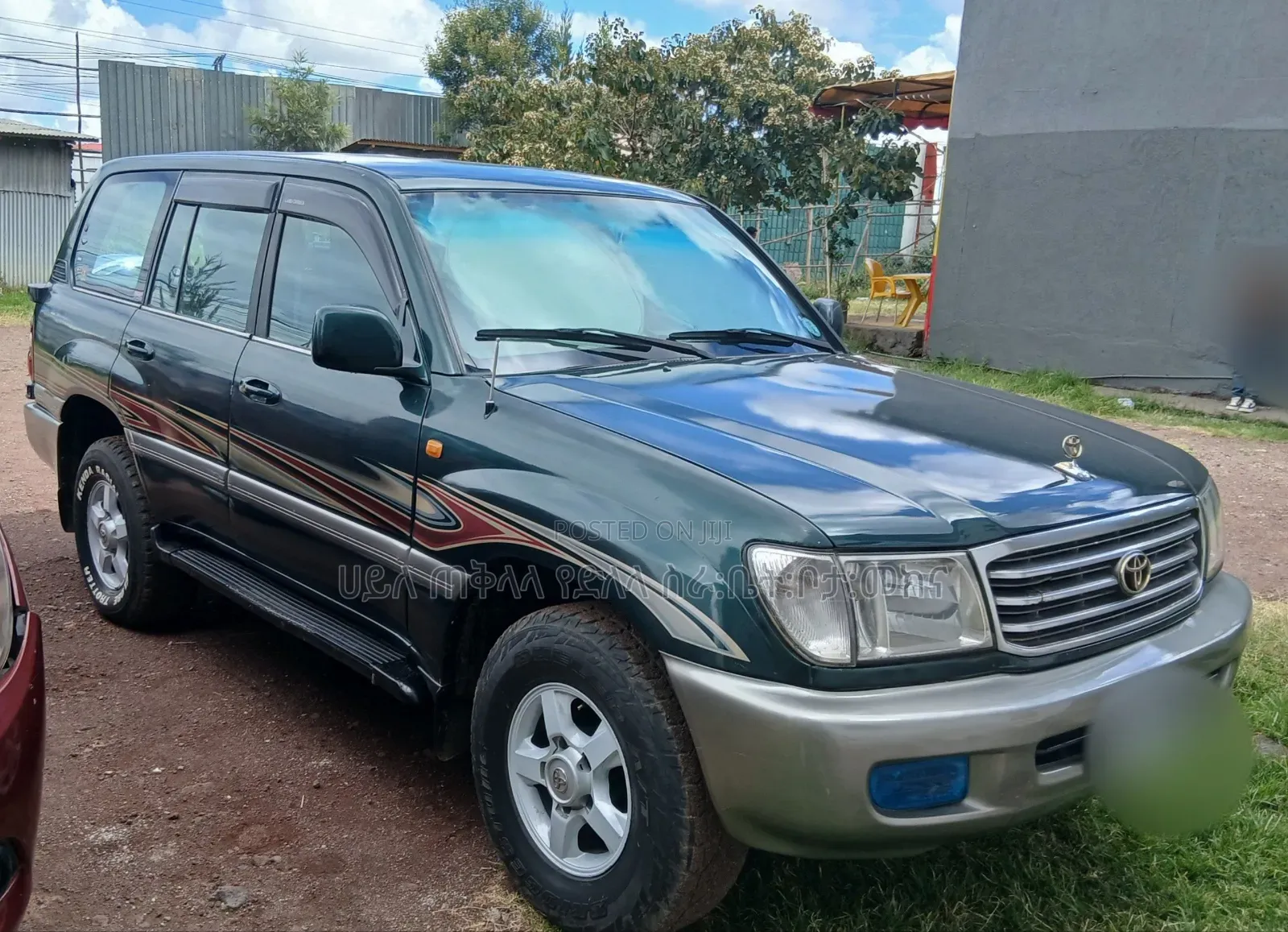 Toyota Land Cruiser 2002 Maroon