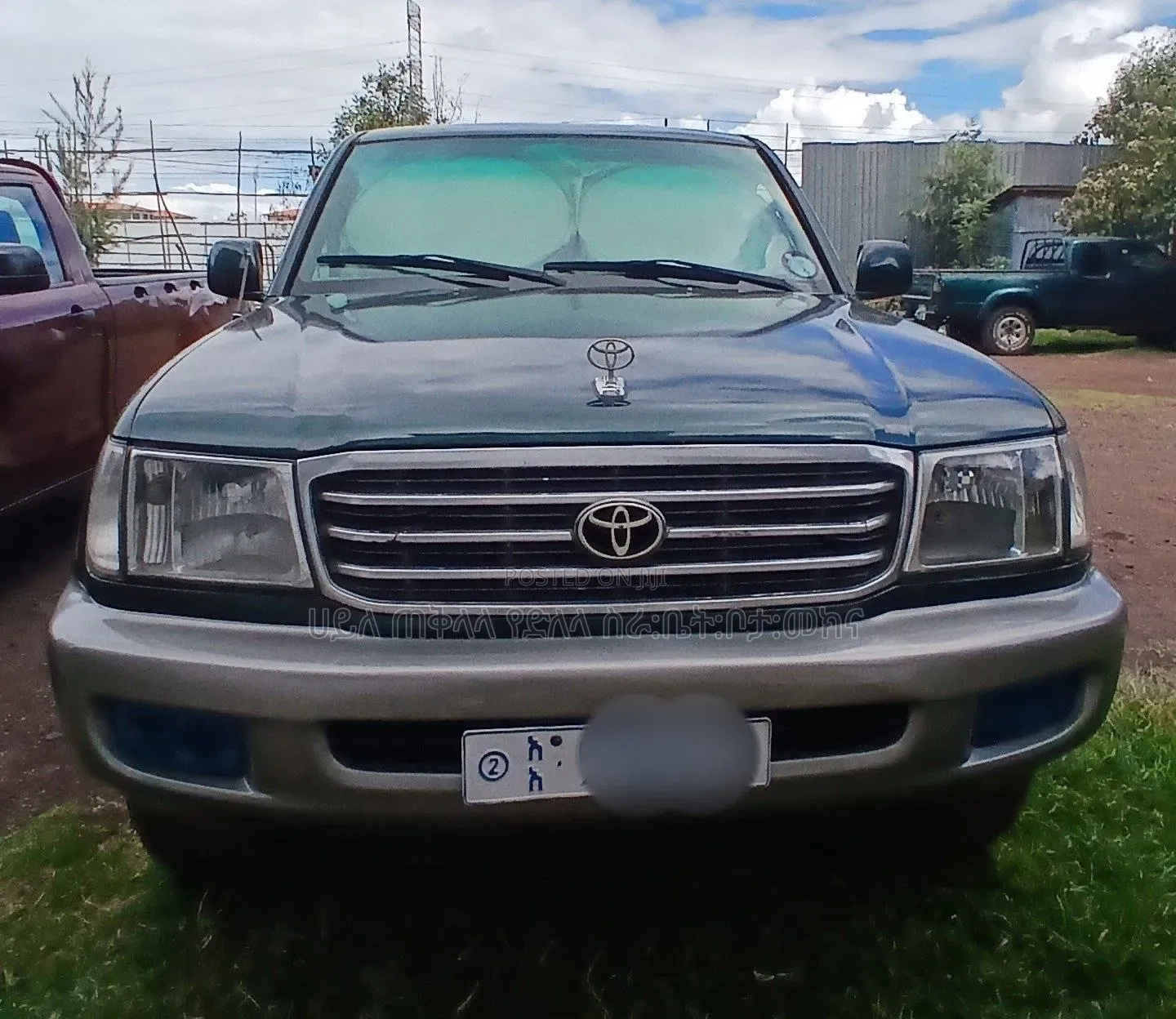 Toyota Land Cruiser 2002 Maroon