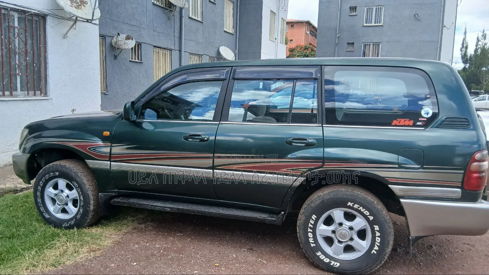 Toyota Land Cruiser 2002 Maroon