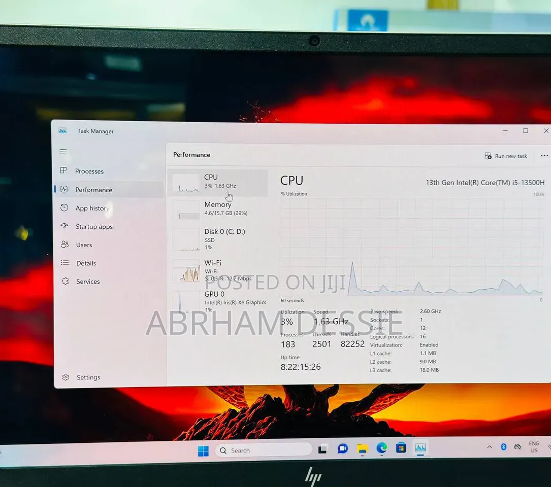New Laptop HP 16GB Intel Core i5 SSD 1T