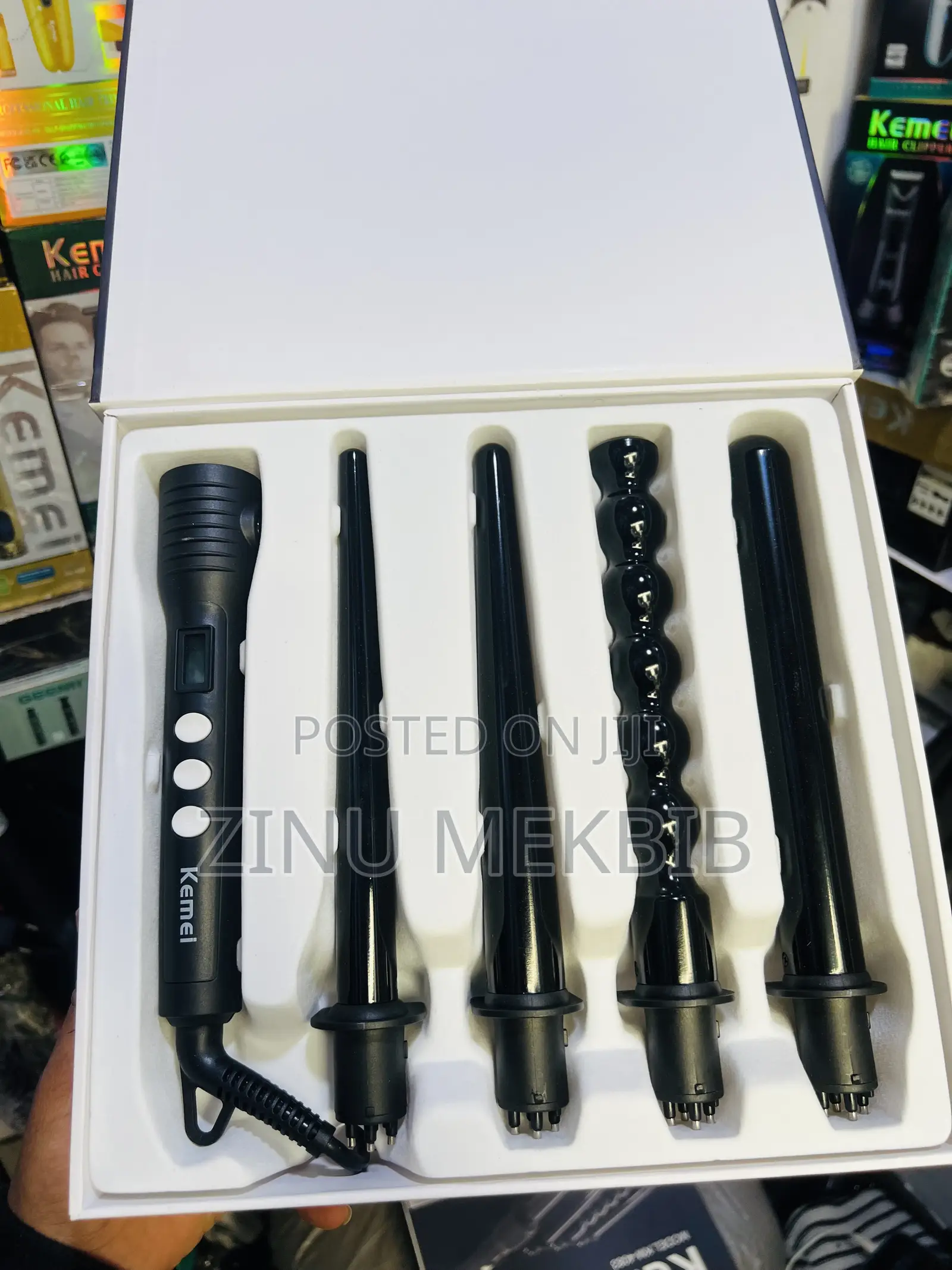 Kemei 4 in 1 Curling Iron
