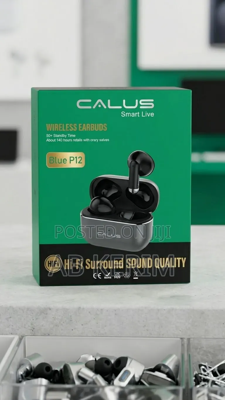 Calus Blue P12 Smart Live Wireless Earbuds - Premium Edition