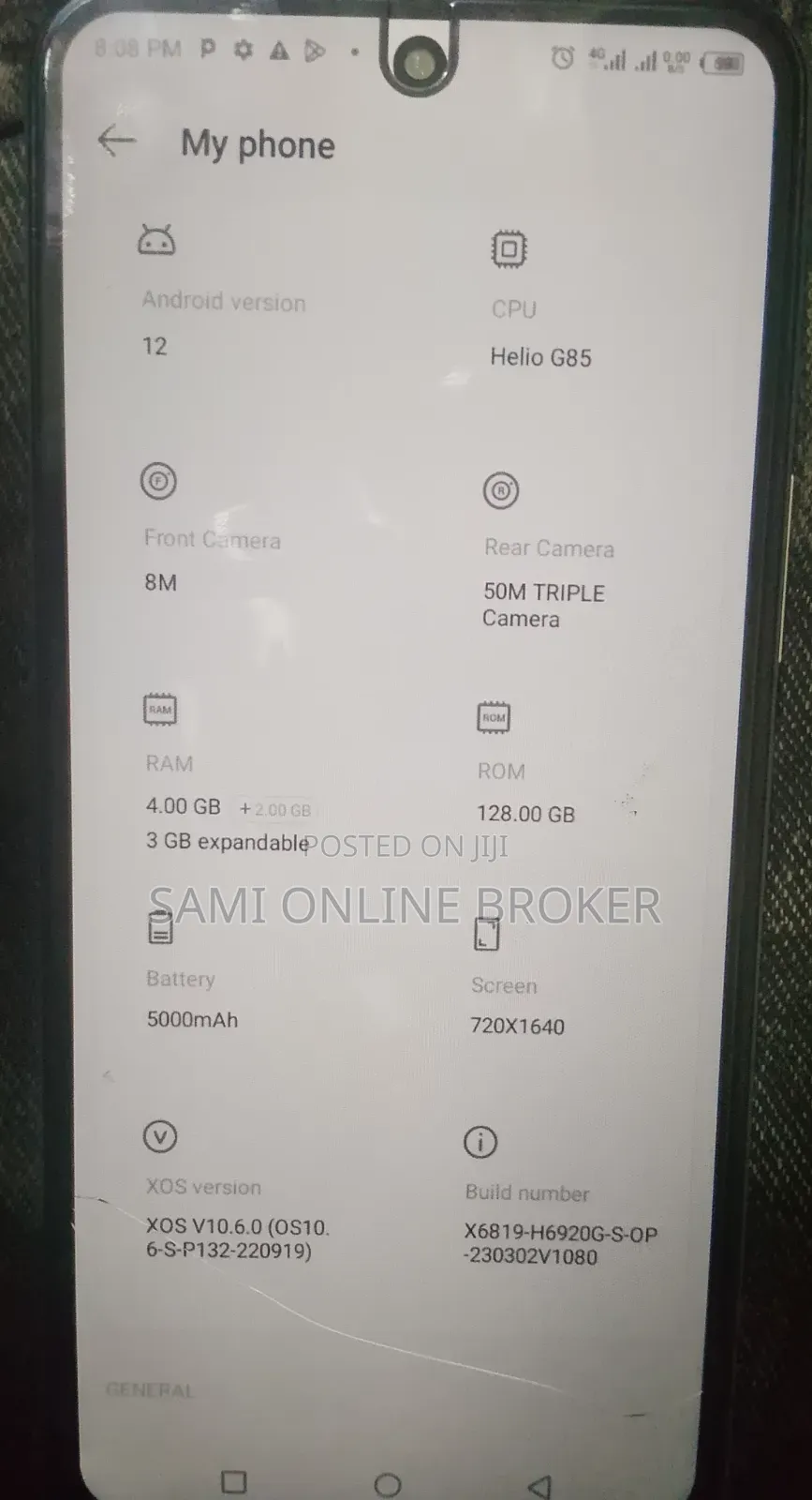 Infinix Note 12 128 GB Gray