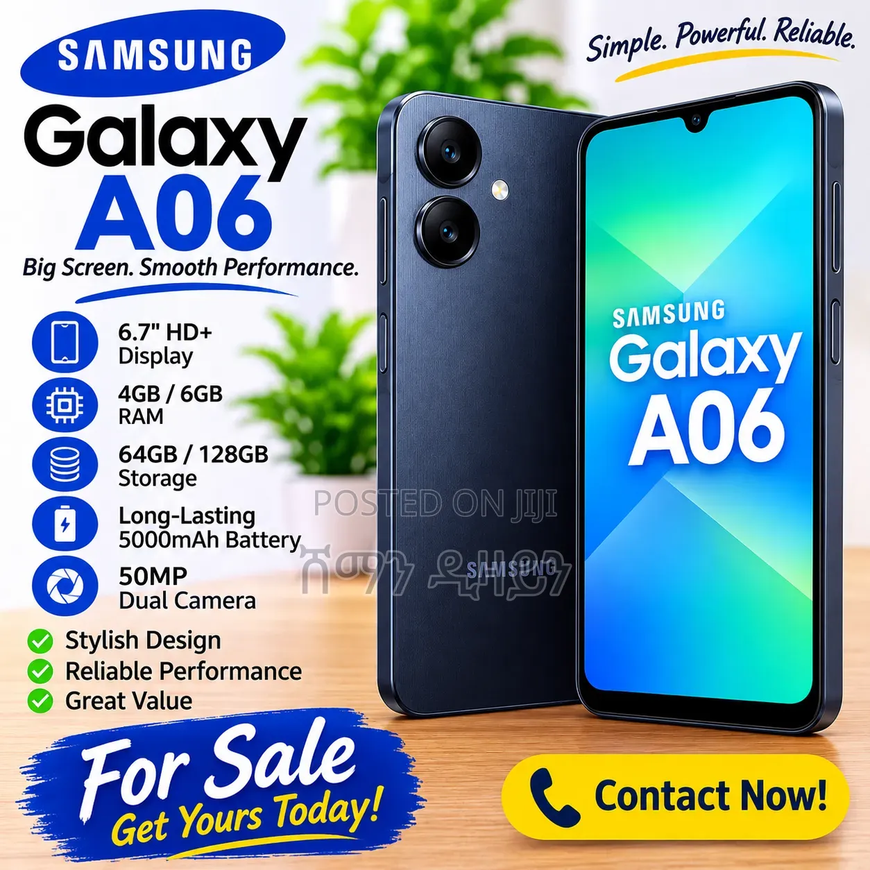 Samsung Galaxy A06 64 GB Black