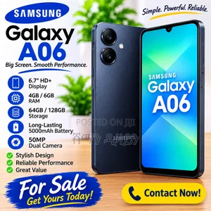 Samsung Galaxy A06 64 GB Black
