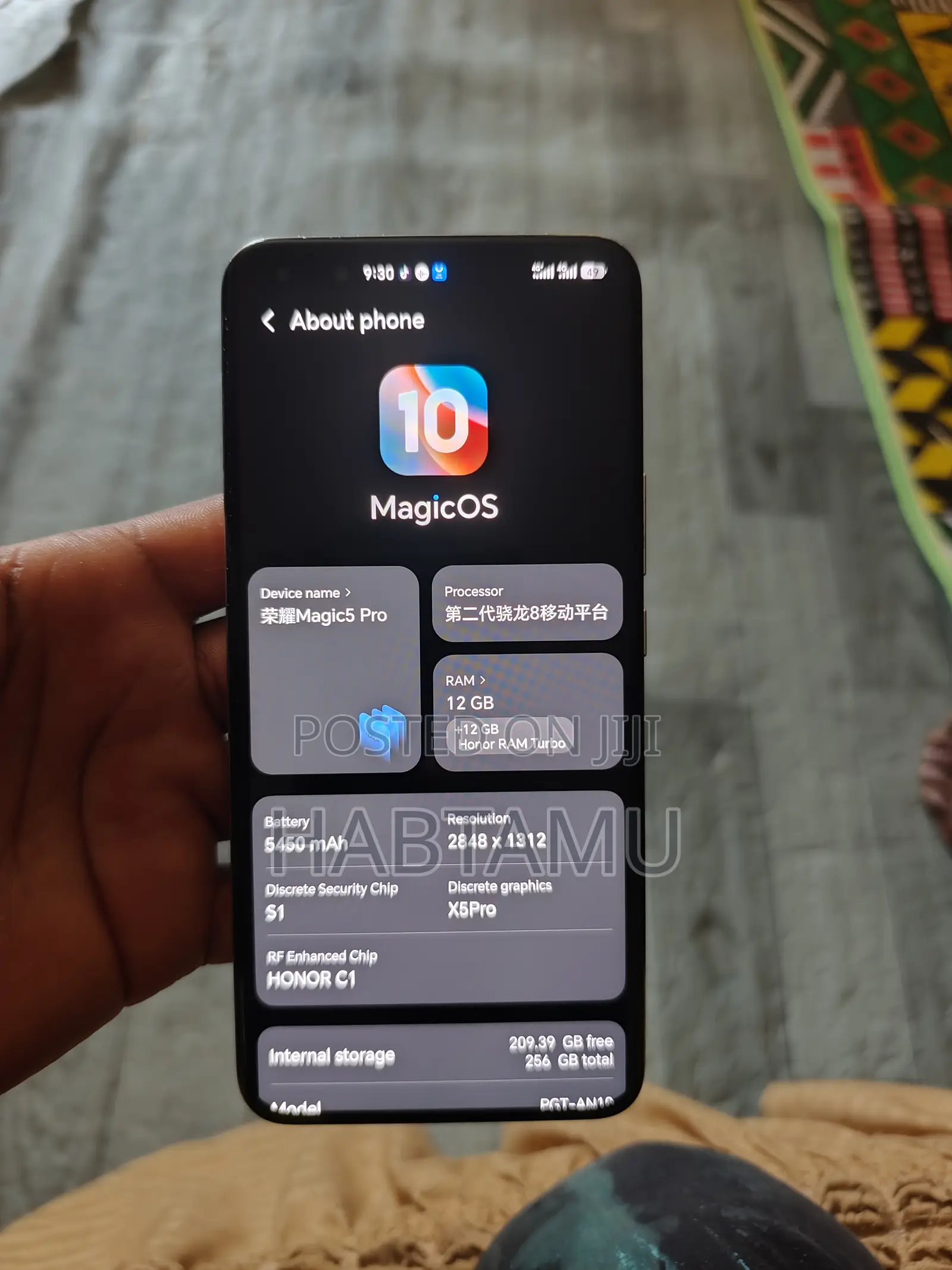 New Honor Magic5 Pro 256 GB Orange