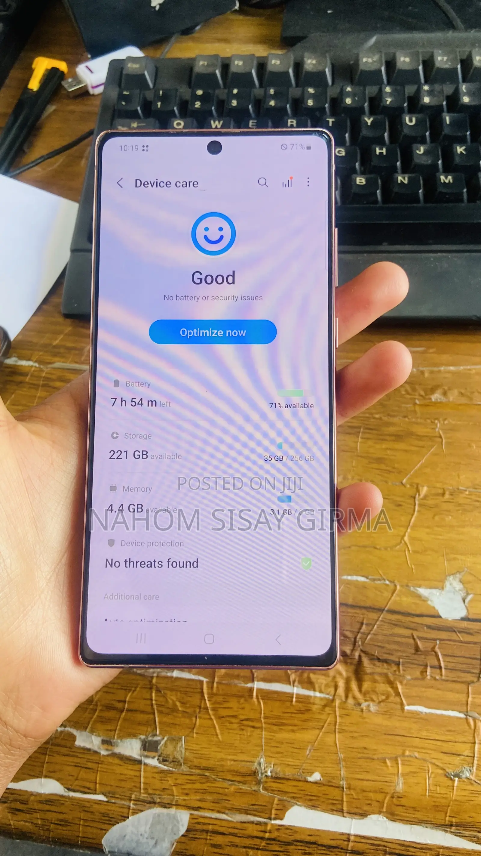 Samsung Galaxy Note 20 5G 256 GB Rose Gold