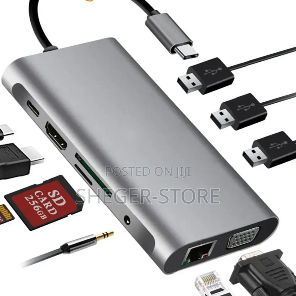 Brand New 11in1 USB-C Hub Adapter