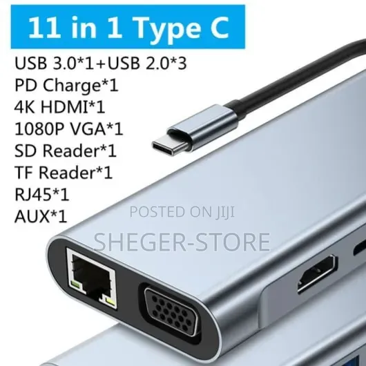 Brand New 11in1 USB-C Hub Adapter