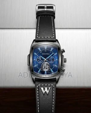  Quality Leather Stainless Steel Watch