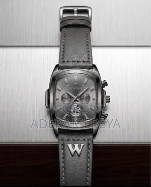  Quality Leather Stainless Steel Watch