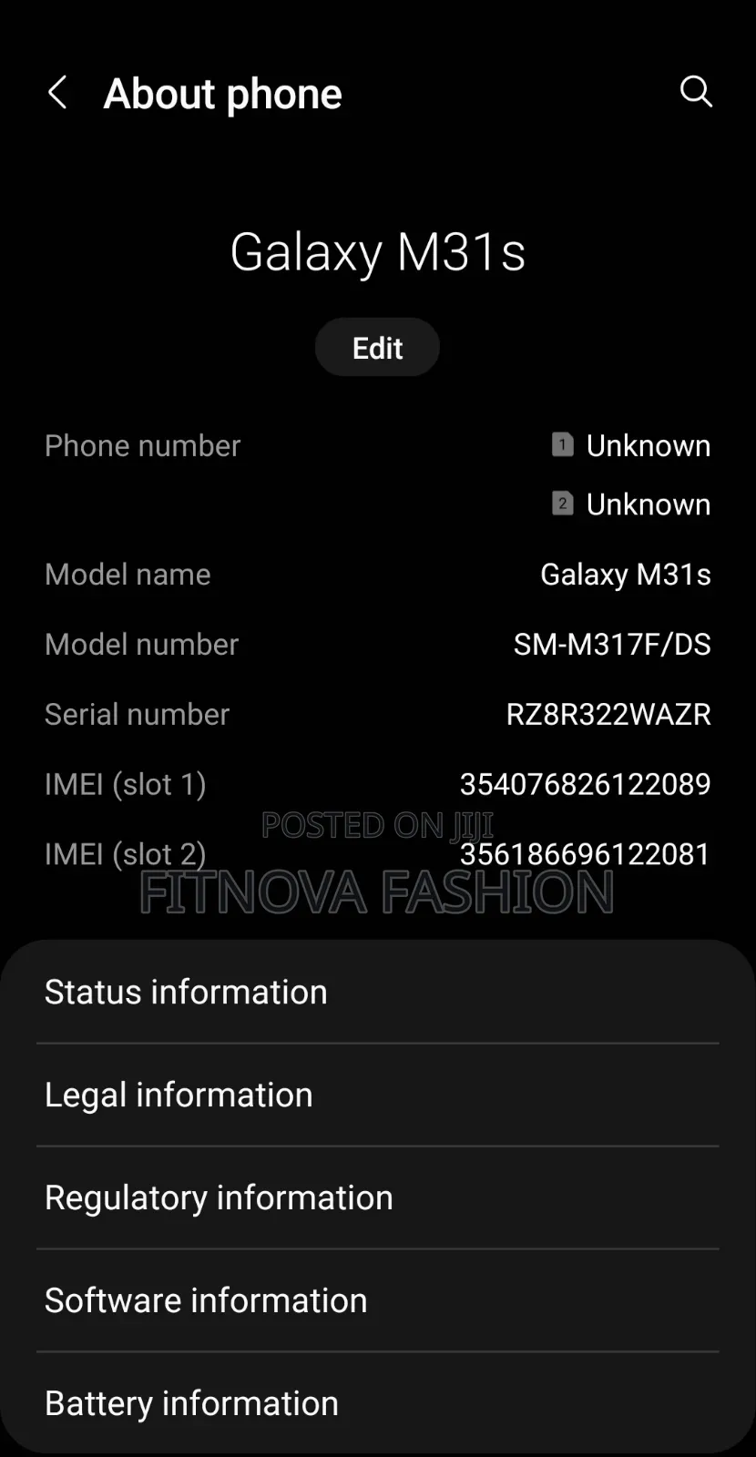 Samsung Galaxy M31s 128 GB Blue