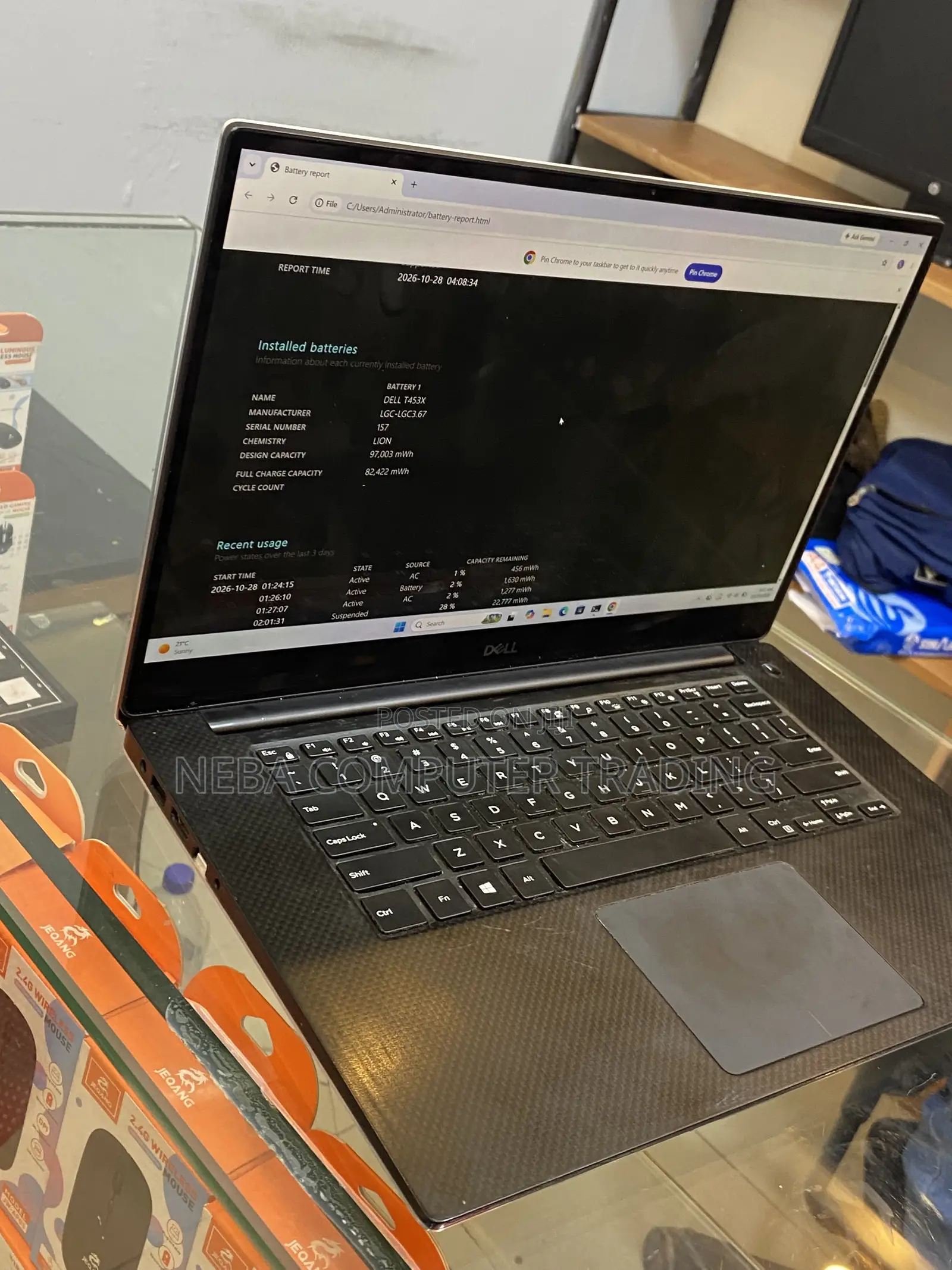 New Laptop Dell XPS 15 16GB Intel Core i9 SSD 512GB