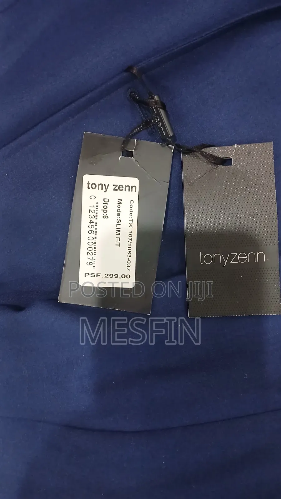 የወንዶች ፎርማል ሱት (Men’s Formal Suit) ብራንድ: TONY ZENN / Tonyzenn