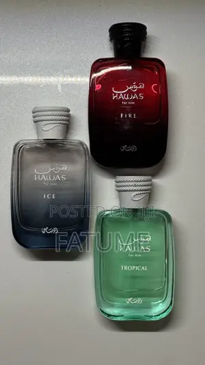 Rasasi Hawas Perfume Collection – Original, Ice & Black – 100ml
