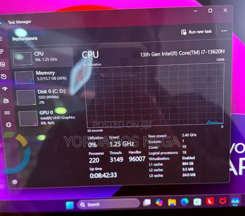 New Laptop Lenovo Legion Slim 5 16GB Intel Core i7 SSD 1T