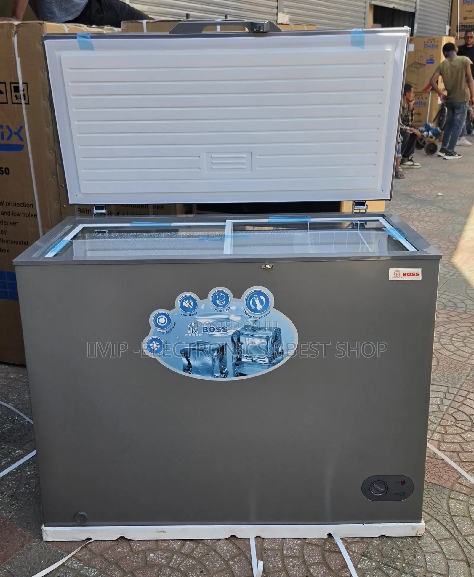 BOSS Chest Freezer 460– Large Capacity Deep Freezer | Energy Saving