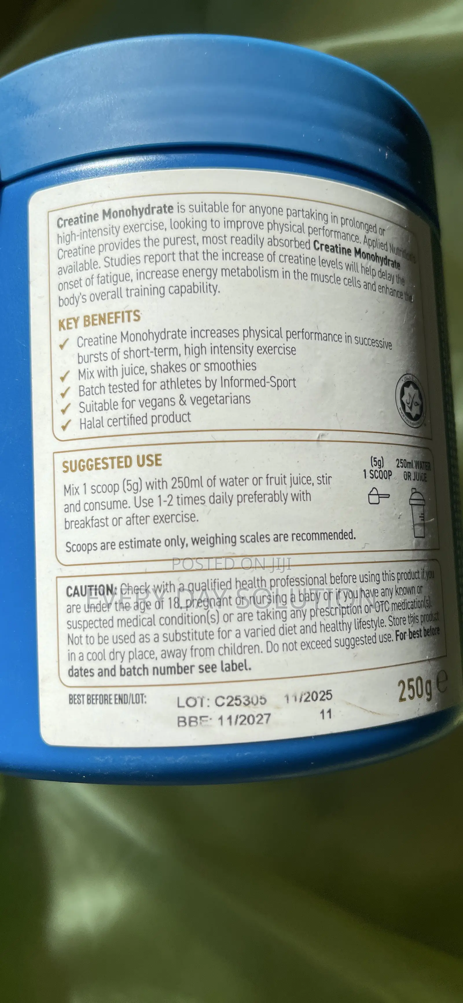 Applied Nutrition Creatine Monohydrate Micronized – 100% Pure Creatine