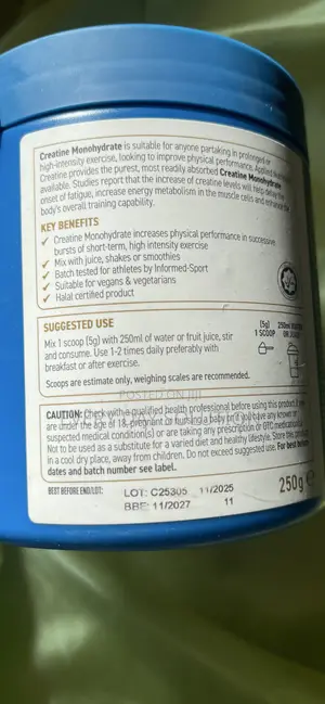 Applied Nutrition Creatine Monohydrate Micronized – 100% Pure Creatine