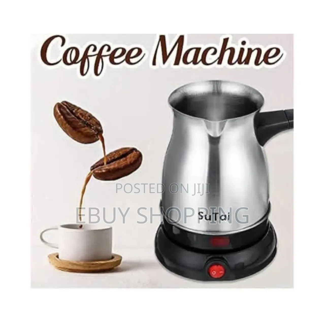 Heat-Resistant Handle – 800ml Tea & Espresso Maker