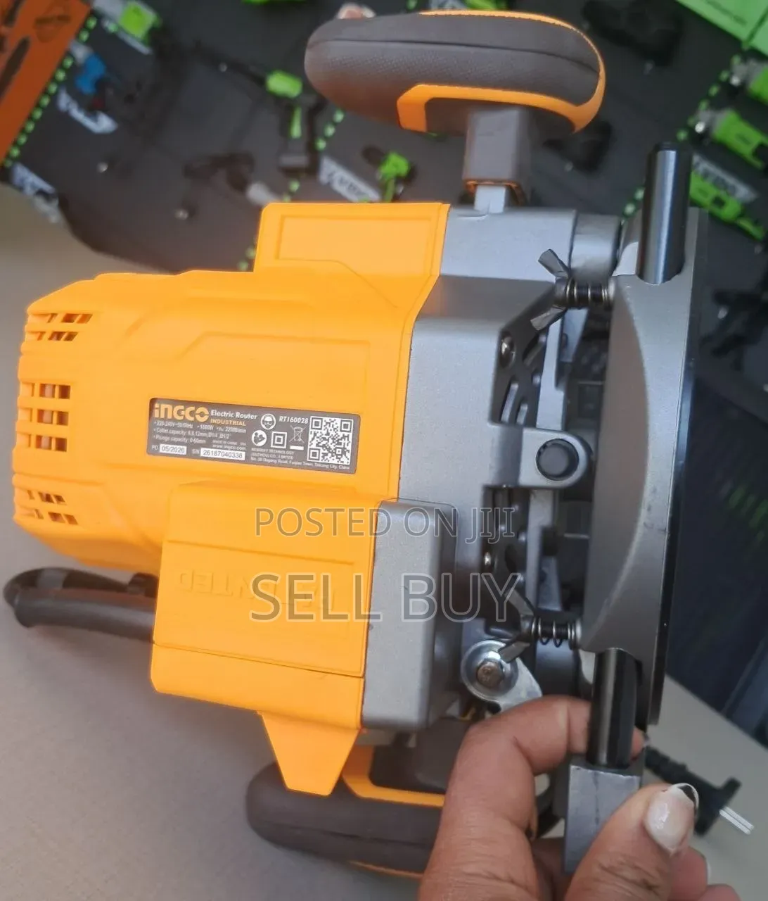 የኢንኮ (Ingco) 1600w የኤሌክትሪክ እጨት መቅረጫ/መቦርቦሪያ ማሽን