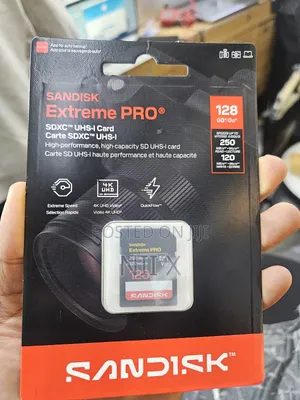 SANDISK EXTREME PRO 128GB 250mb/S Orginal Memory Card