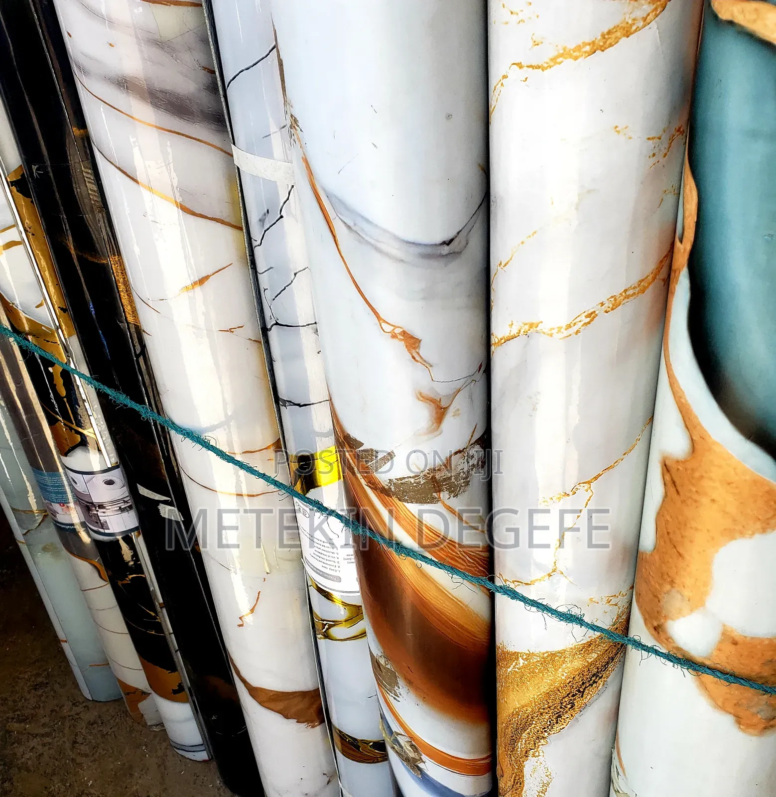 Marble Pattern Self-Adhesive Wall Sticker Rolls1/3m