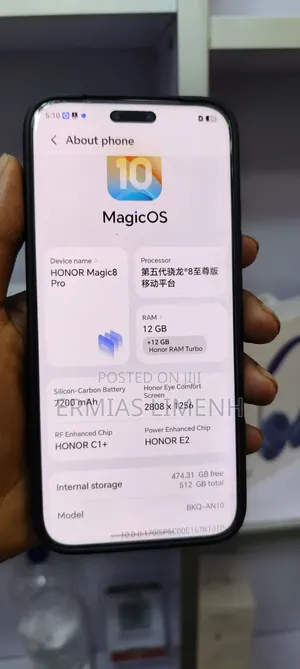 New Honor Magic8 Pro 512 GB White