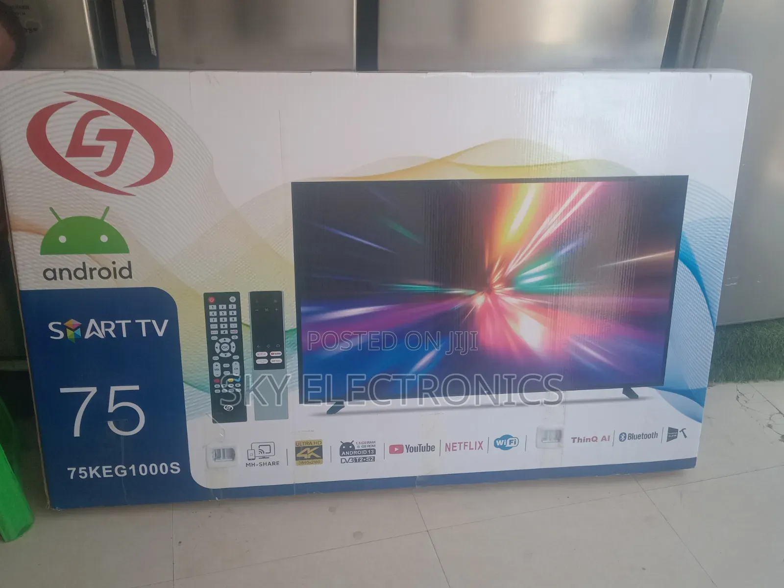 Lj 75inchi TV Led 4k Smart Android TV