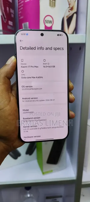 New Xiaomi 17 Pro Max 512 GB Black