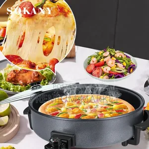 Pizza Pan Sokany Electric 42cm ሶካኒ ኤሌክትሪክ ፒዛ ፓን ሁለገብ ማብሰያ