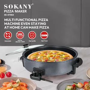 Pizza Pan Sokany Electric 42cm ሶካኒ ኤሌክትሪክ ፒዛ ፓን ሁለገብ ማብሰያ
