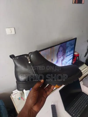 Black Men Shoes,ቆዳ