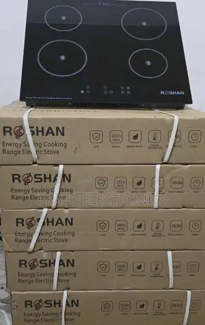 Roshan 4 Electric Touch Stove – Modern Kitchen Upgrade!