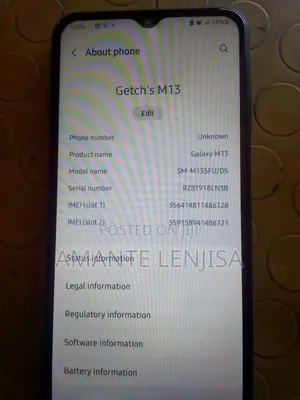Samsung Galaxy M13 64 GB Black
