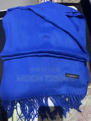 Blue Cashmere Scarf/Shawl