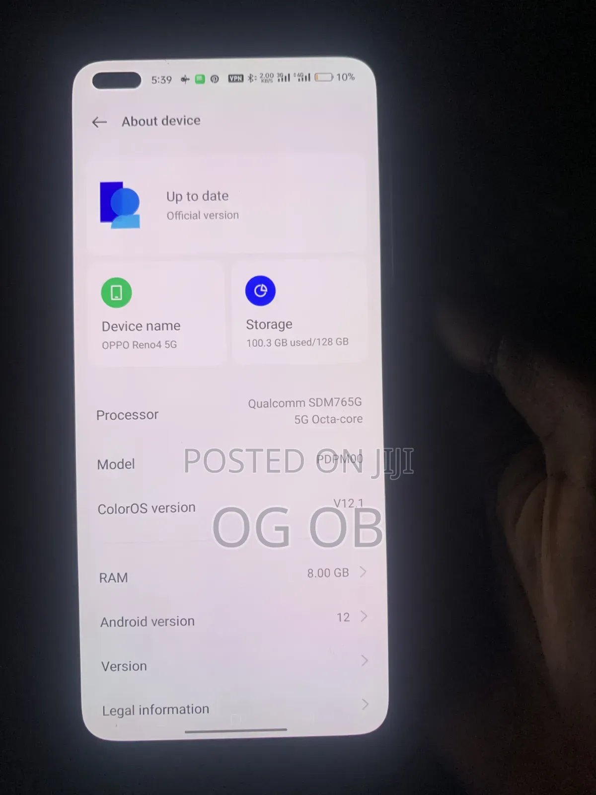 Oppo Reno 4 SE 5G 128 GB Purple