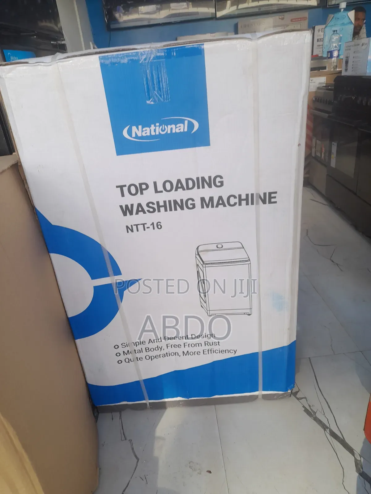 National Top Loading Washing Mashine NTT-16kg Quality Brand 2026 Coppe